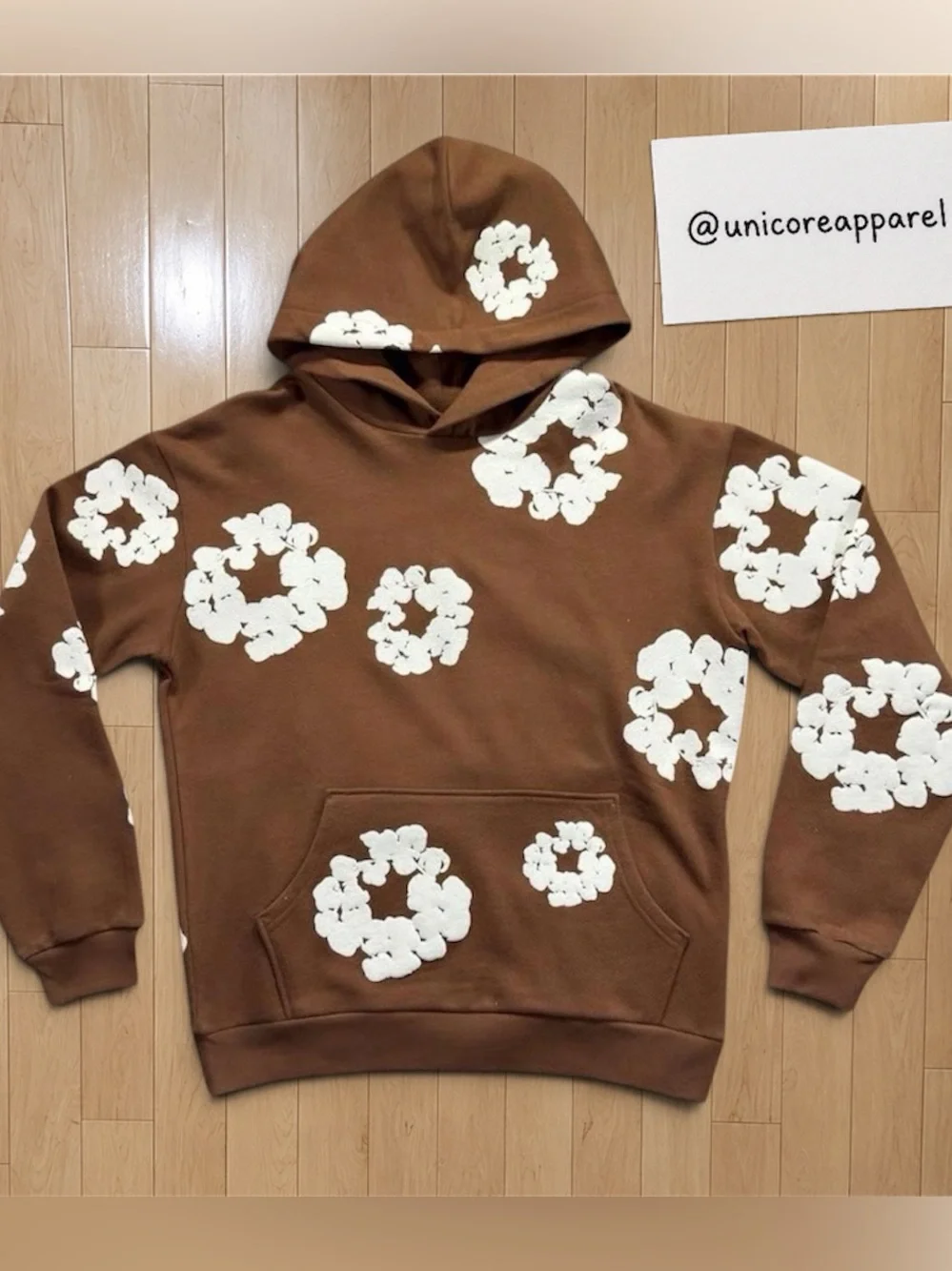 Denim Tears Brown Hoodie